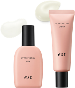 エスト UVプロテクション ミルク est UV PROTECTION MILK SPF50＋・PA＋＋＋＋ エスト UVプロテクション クリーム est UV PROTECTION CREAM SPF50＋・PA＋＋＋＋