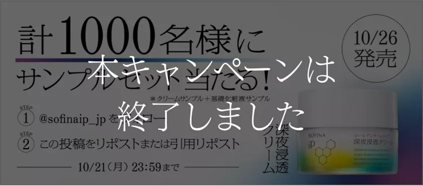 公式】花王 ソフィーナ SOFINA iP ゴールデンタイムリペア 深夜