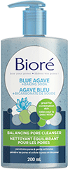 Ensemble-cadeau de la gamme de produits illuminants de Bioré (Contient :  nettoyant, bandes de nettoyage originales pour les pores et disque  exfoliant pour le visage en prime)