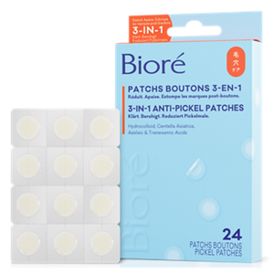 Bioré Patchs Hydrocolloïdes 3-en-1 Anti-Boutons