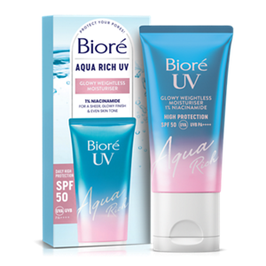 UV Aqua Rich Glowy Weightless Moisturiser SPF 50