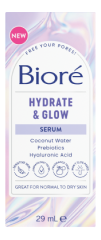 Biore Hydrate & Glow hydrating face serum for dry skin