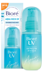 Bioré Aqua Rich UV Invisible Face Mist SPF 50