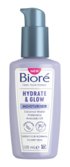Biore Hydrate & Glow hydrating facial moisturizer for dry skin