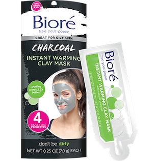 biore instant warming clay mask