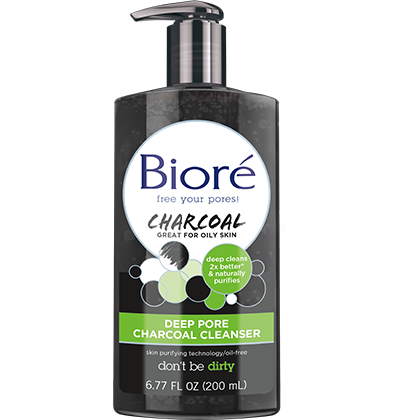 Deep Pore Charcoal Cleanser Biore Skincare