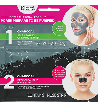 Charcoal Pore Kit Biore Skincare