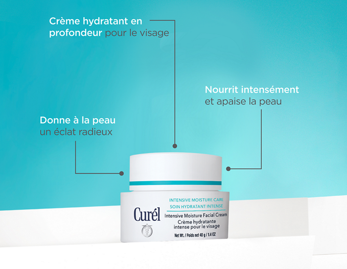 Crème hydratante intense pour le visage | Curel