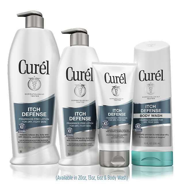 Curel Itch Defense Body Wash Calming Cleanser For Dry Itchy Skin