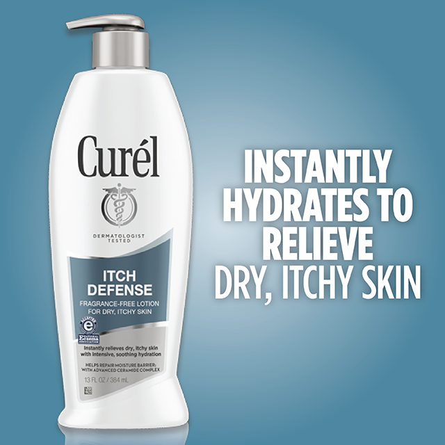 Itchy Skin And Eczema Lotion Curel Itch Defense