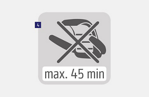 Leave in for 45 minutes max.