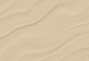 Seamless white sandy beach or  desert sand dunes tileable texture. Boho chic light brown clay colored summer repeat pattern background. A high resolution 3D rendering.
