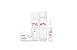 Different Goldwell Dualsenses Color Extra Rich products in a row and bright background