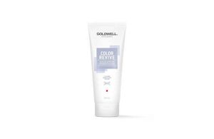 Goldwell Dualsenses Color Revive conditioner for icy blonde blonde hair and bright background