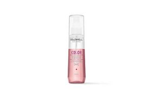 Goldwell Dualsenses Color serum spray in front of bright background