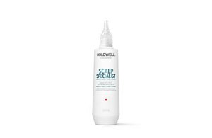 One white serum-bottle on a white background