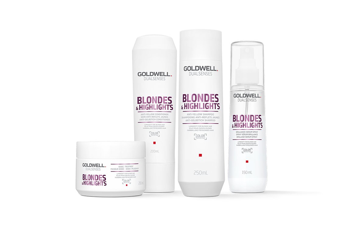 Goldwell blondes highlights guns and glory