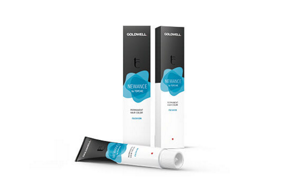 Goldwell Newance products in front of bright background 