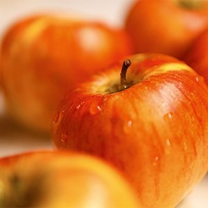 Close up of red apples