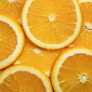 Stacked orange slices