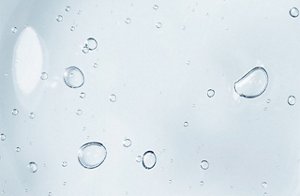 Close-up of individual water droplets