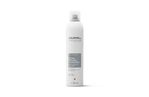 a package of goldwell stylesign extra strong hairspray on a white background
