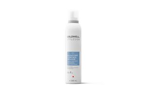 a package of goldwell stylesign bodifying control mousse on a white background