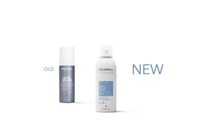a package of goldwell stylesign double boost and root boost spray on a white background