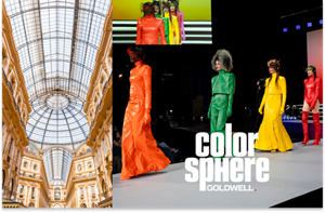 Woman with dark wavy hair wearing a white blouse in front of bright background