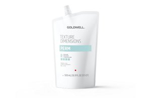 a goldwell texture dimensions perm r restistant product package on a white background