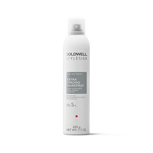 a package of goldwell stylesign extra strong hairspray on a white background