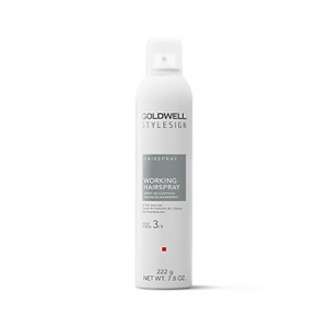 a package of goldwell stylesign working hairspray on a white background