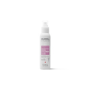 a package of goldwell stylesign smoothing serum spray on a white background