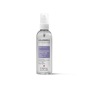 a package of goldwell stylesign weightless shine-oil on a white background