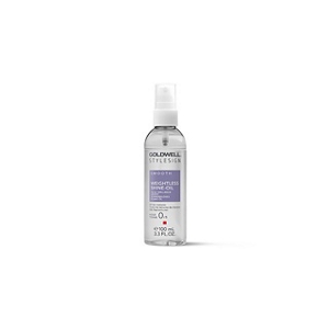 a package of goldwell stylesign weightless shine-oil on a white background
