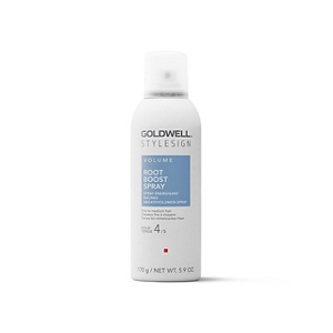a package of goldwell stylesign root boost spray on a white background