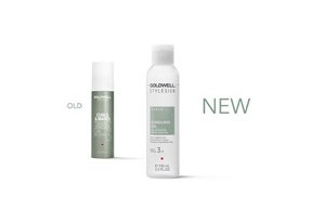 a package of goldwell stylesign curl splash and bundling gel on a white background