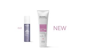 a package of goldwell stylesign flat mavel and straightening balm on a white background