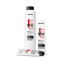 A group shot of Goldwell's ammonia-free oxidative hair color Topchic Zero range