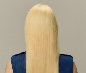 Model posing for Color of The Year Product by Goldwell