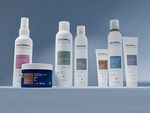 Groupshot of the Color of The Year Product Range by Goldwell.