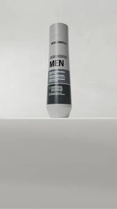 Goldwell Dualsenses Men shampoo bottle displayed on a grey background