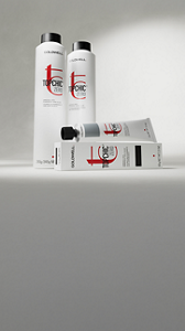 Groupshot of the Topchic Zero Product Range by Goldwell