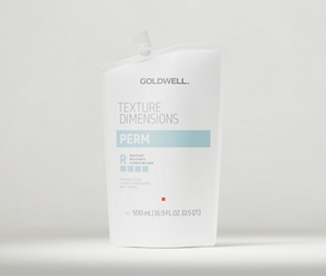Packshot of Goldwell's Texture Dimensions Perming lotion in Perm R - Resistant for non-cemically treated and resistant hair 500ml