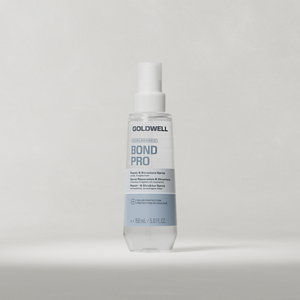Product shot of Goldwell's Dualsenses Bond Pro Repair and Structure Spray 150ml that repairs and strengthens damaged hair