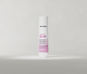 Goldwell Dualsenses Color Shampoo 300 ml bottle standing upright on a light grey studio background.