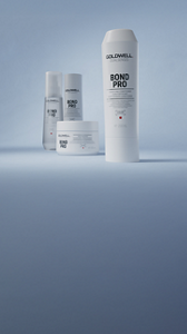 Groupshot of the Dualsenses Bond Pro Product Range by Goldwell.