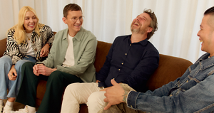 Models posing for Color Colab News Product by Goldwell