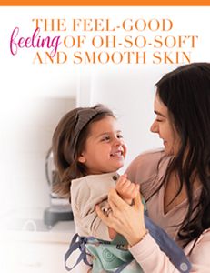 Glowing mother and daughter embracing with joy