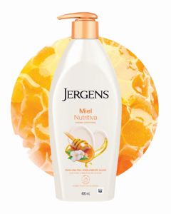 JERGENS<sup>®</sup> Miel Nutritiva para piel seca